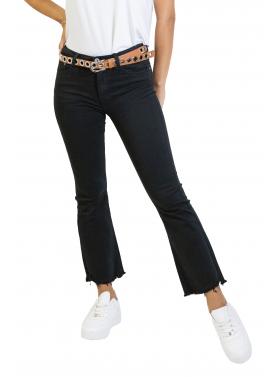 Pantalone sfrangiato alla caviglia "Clara"